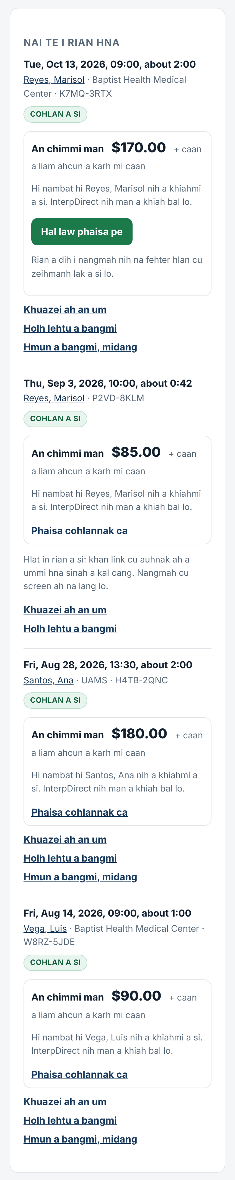 Na halmi hna, a man, le phaisa pek