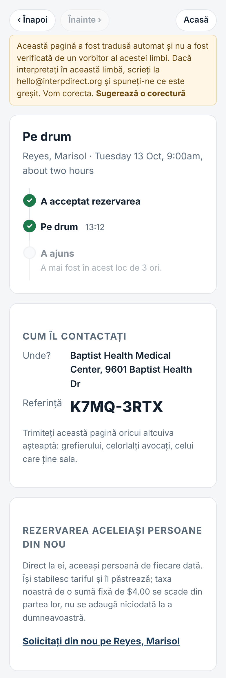 Ziua: pe drum, am ajuns, adresa