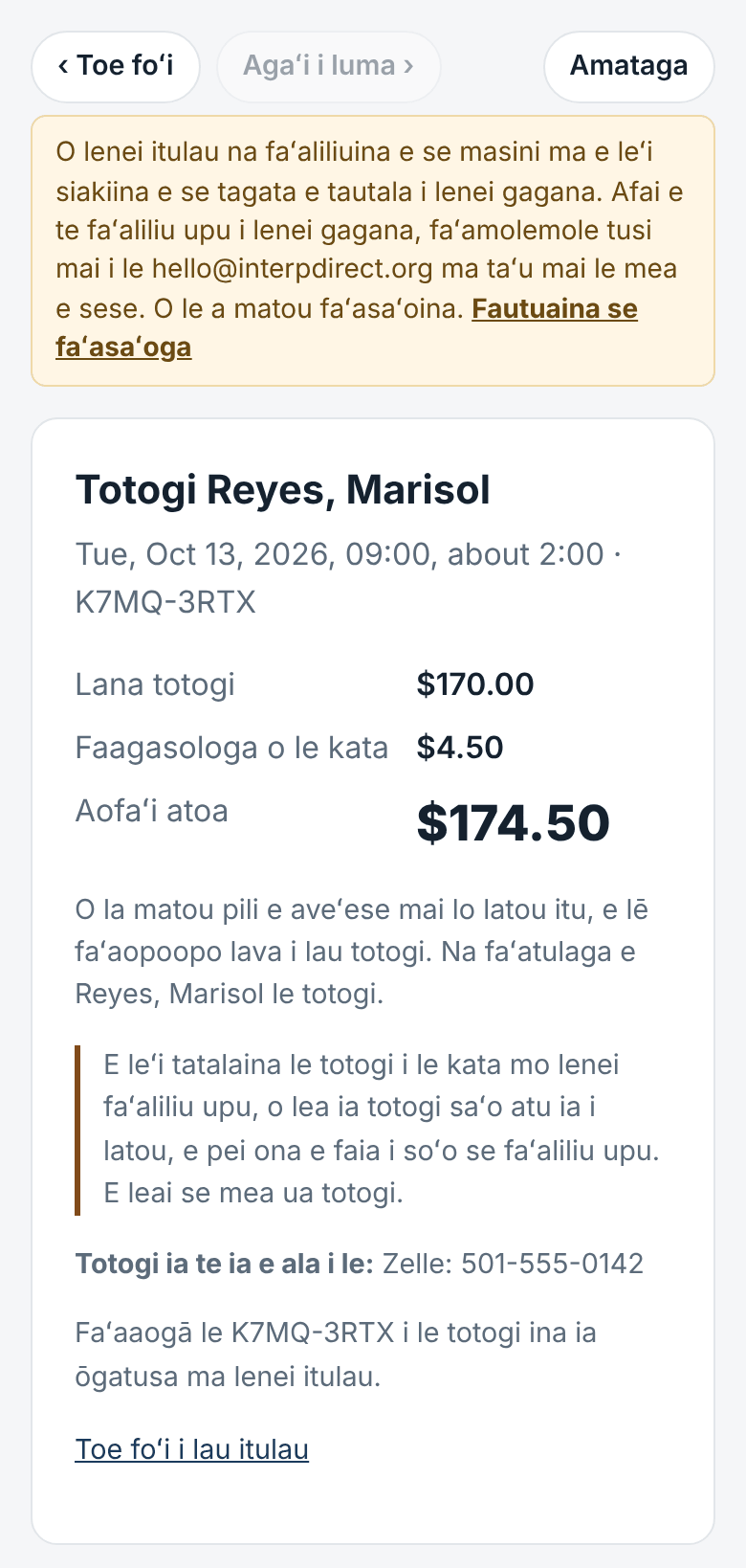 Tau ma le totogi, ma le totogi e naʻo i latou e faʻatulagaina